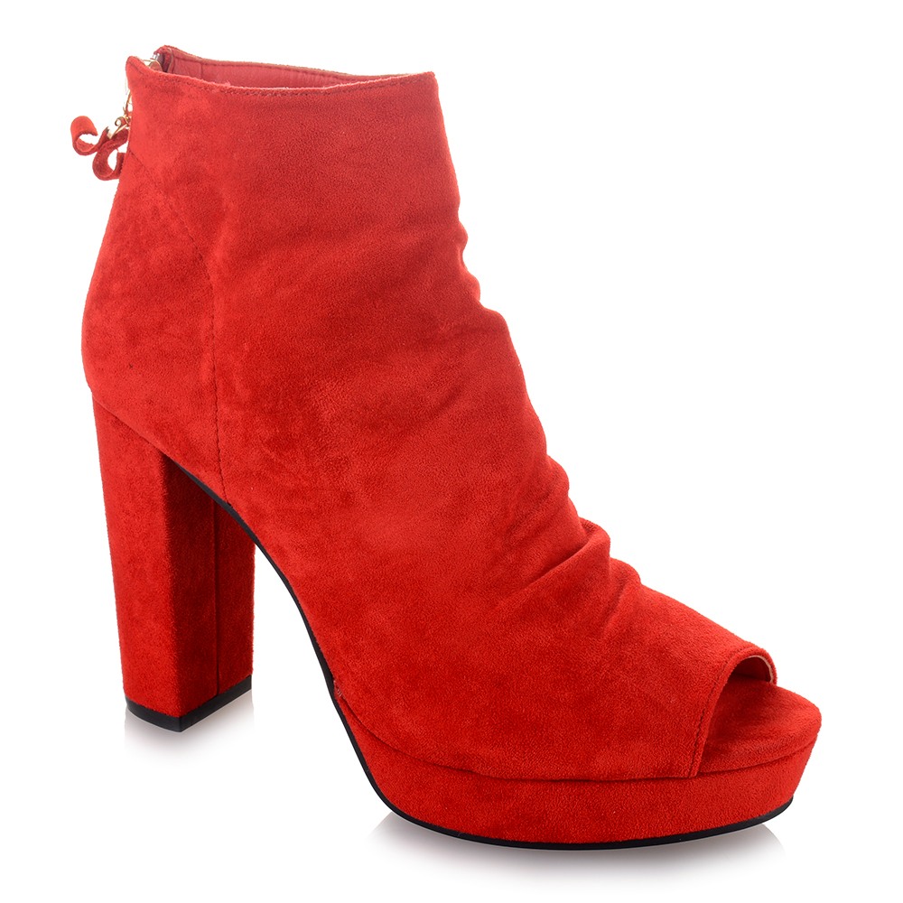 ANKLE BOOTS, CODE.: 9033-RED