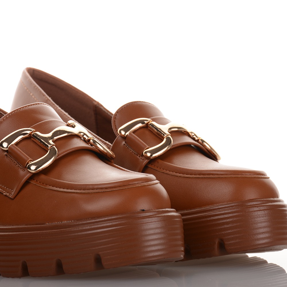 Camel Γυναικεία Chunky Loafers Famous