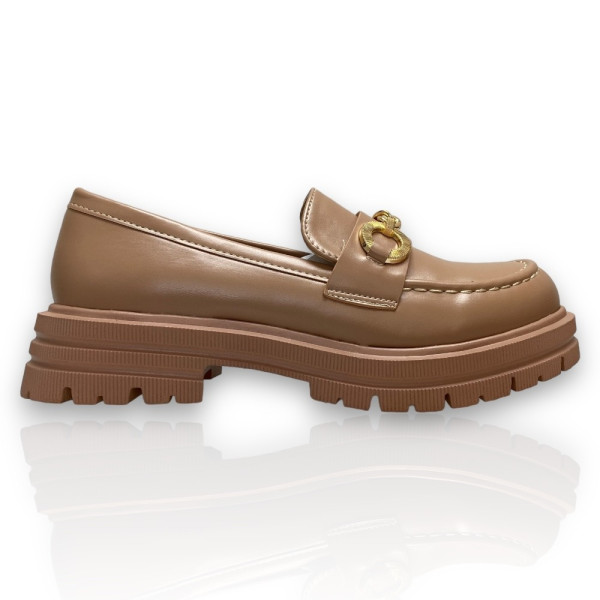 Χακί Γυναικεία Chunky Loafers Famous