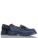 Denim Chunky Loafers Famous