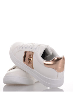 Λευκά - Σαμπανί Γυναικεία Sneakers Famous