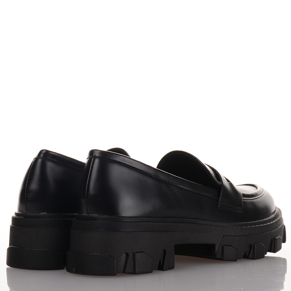 Μαύρα Chunky Loafers Famous