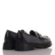 Μαύρα Denim Chunky Loafers Famous