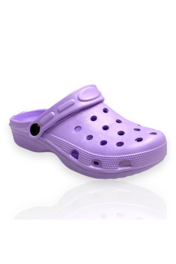 Γυναικεία crocs σε μωβ χρώμα Famous