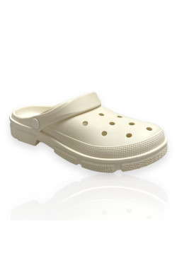 Γυναικεία crocs σε λευκό χρώμα Famous